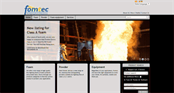 Desktop Screenshot of fomtec.com