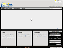 Tablet Screenshot of fomtec.com